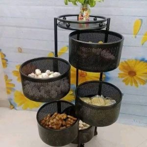 5 Layer vegitable rack round